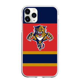 Чехол для iPhone 11 Pro матовый с принтом Florida Panthers в Новосибирске, Силикон |  | Тематика изображения на принте: florida panthers | hockey | nhl | нхл | хоккей