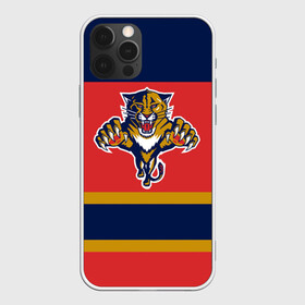 Чехол для iPhone 12 Pro с принтом Florida Panthers в Новосибирске, силикон | область печати: задняя сторона чехла, без боковых панелей | Тематика изображения на принте: florida panthers | hockey | nhl | нхл | хоккей