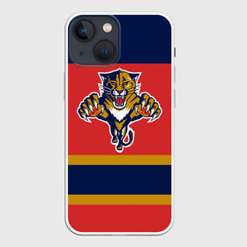 Чехол для iPhone 13 mini с принтом Florida Panthers в Новосибирске,  |  | florida panthers | hockey | nhl | нхл | хоккей