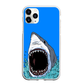 Чехол для iPhone 11 Pro матовый с принтом shark в Новосибирске, Силикон |  | fish | ocean | shark | water | акула | море | океан | рыба