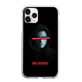 Чехол для iPhone 11 Pro матовый с принтом Mr Robot в Новосибирске, Силикон |  | fsociety | mr robot | анонимус | мистер робот