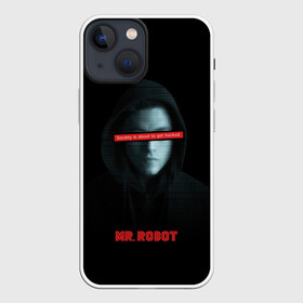 Чехол для iPhone 13 mini с принтом Mr Robot в Новосибирске,  |  | fsociety | mr robot | анонимус | мистер робот