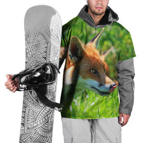 Накидка на куртку 3D с принтом Лисица в Новосибирске, 100% полиэстер |  | Тематика изображения на принте: животные | лес | лиса | природа | рыжая