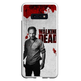 Чехол для Samsung S10E с принтом The Walking Dead в Новосибирске, Силикон | Область печати: задняя сторона чехла, без боковых панелей | the walking dead | америка | апокалипсис | глен | дерил | зомби | карл | кровь | рик | сша | ходячие мертвецы