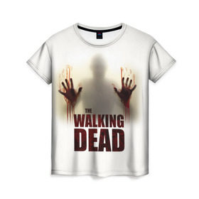 Женская футболка 3D с принтом The Walking Dead в Новосибирске, 100% полиэфир ( синтетическое хлопкоподобное полотно) | прямой крой, круглый вырез горловины, длина до линии бедер | the walking dead | америка | апокалипсис | глен | дерил | зомби | карл | кровь | рик | сша | ходячие мертвецы