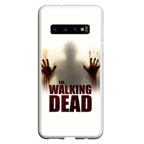 Чехол для Samsung Galaxy S10 с принтом The Walking Dead в Новосибирске, Силикон | Область печати: задняя сторона чехла, без боковых панелей | the walking dead | америка | апокалипсис | глен | дерил | зомби | карл | кровь | рик | сша | ходячие мертвецы