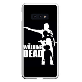 Чехол для Samsung S10E с принтом The Walking Dead в Новосибирске, Силикон | Область печати: задняя сторона чехла, без боковых панелей | the walking dead | америка | апокалипсис | глен | дерил | зомби | карл | кровь | рик | сша | ходячие мертвецы