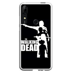 Чехол для Honor P Smart Z с принтом The Walking Dead в Новосибирске, Силикон | Область печати: задняя сторона чехла, без боковых панелей | Тематика изображения на принте: the walking dead | америка | апокалипсис | глен | дерил | зомби | карл | кровь | рик | сша | ходячие мертвецы