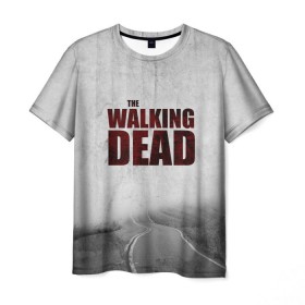 Мужская футболка 3D с принтом The Walking Dead в Новосибирске, 100% полиэфир | прямой крой, круглый вырез горловины, длина до линии бедер | the walking dead | америка | апокалипсис | глен | дерил | зомби | карл | кровь | рик | сша | ходячие мертвецы