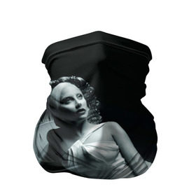 Бандана-труба 3D с принтом Lady Gaga в Новосибирске, 100% полиэстер, ткань с особыми свойствами — Activecool | плотность 150‒180 г/м2; хорошо тянется, но сохраняет форму | american horror story | американская история ужасов