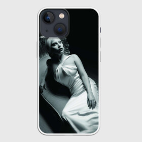 Чехол для iPhone 13 mini с принтом Lady Gaga в Новосибирске,  |  | Тематика изображения на принте: american horror story | американская история ужасов