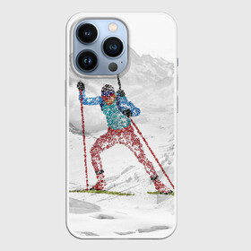 Чехол для iPhone 13 Pro с принтом Спортсмен биатлонист в Новосибирске,  |  | biathlon | биатлон | гонка | зимний спорт | кубок мира | олимпиада | спорт | спринт | чемпионат | чемпионат мира | эстафета