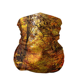 Бандана-труба 3D с принтом Осень в Новосибирске, 100% полиэстер, ткань с особыми свойствами — Activecool | плотность 150‒180 г/м2; хорошо тянется, но сохраняет форму | autumn | bright | colors | forest | paint | trees | деревья | краски | лес | осень | цвета | яркие