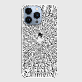 Чехол для iPhone 13 Pro с принтом Хатифнатты в Новосибирске,  |  | moomins | мумми тролль | папа