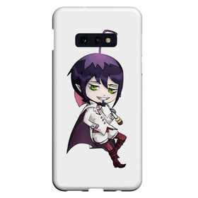 Чехол для Samsung S10E с принтом Blue Exorcist Мефисто в Новосибирске, Силикон | Область печати: задняя сторона чехла, без боковых панелей | ao no exorcist | демон | сатана | синий экзорцист