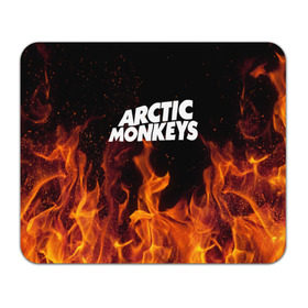 Коврик прямоугольный с принтом Arctic Monkeys fire в Новосибирске, натуральный каучук | размер 230 х 185 мм; запечатка лицевой стороны | Тематика изображения на принте: 