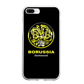 Чехол для iPhone 7Plus/8 Plus матовый с принтом Borussia Dortmund в Новосибирске, Силикон | Область печати: задняя сторона чехла, без боковых панелей | боруссия | дортмунд