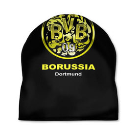 Шапка 3D с принтом Borussia Dortmund в Новосибирске, 100% полиэстер | универсальный размер, печать по всей поверхности изделия | боруссия | дортмунд