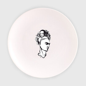 Тарелка 3D с принтом Фрида в Новосибирске, фарфор | диаметр - 210 мм
диаметр для нанесения принта - 120 мм | Тематика изображения на принте: арт | девушка | женщина | любовь | мексика | портрет | фрида | художник | цветы | череп