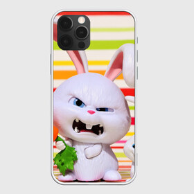 Чехол для iPhone 12 Pro Max с принтом Злой кролик в Новосибирске, Силикон |  | животные | злой | игрушка | кролик | мультфильм | тайная жизнь домашних животных
