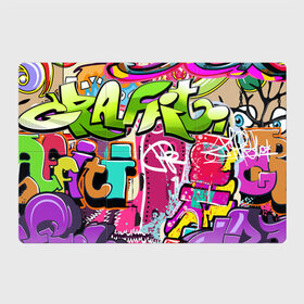 Магнитный плакат 3Х2 с принтом Граффити в Новосибирске, Полимерный материал с магнитным слоем | 6 деталей размером 9*9 см | Тематика изображения на принте: балон | граффити | краски | молодежь | рисунок | стена | стиль | улица | уличный образ