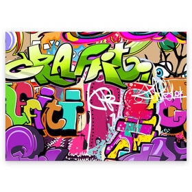 Поздравительная открытка с принтом Граффити в Новосибирске, 100% бумага | плотность бумаги 280 г/м2, матовая, на обратной стороне линовка и место для марки
 | Тематика изображения на принте: балон | граффити | краски | молодежь | рисунок | стена | стиль | улица | уличный образ