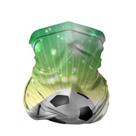 Бандана-труба 3D с принтом Футбольный мяч 3 в Новосибирске, 100% полиэстер, ткань с особыми свойствами — Activecool | плотность 150‒180 г/м2; хорошо тянется, но сохраняет форму | игра | кубок | мяч | спорт | футбол