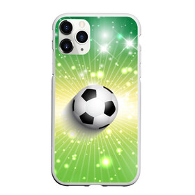 Чехол для iPhone 11 Pro матовый с принтом Футбольный мяч 3 в Новосибирске, Силикон |  | игра | кубок | мяч | спорт | футбол