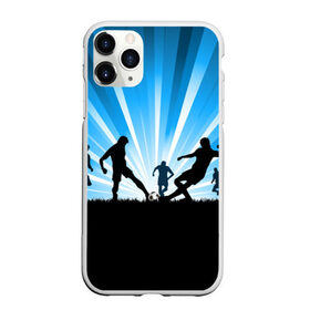 Чехол для iPhone 11 Pro Max матовый с принтом Футболисты в Новосибирске, Силикон |  | игра | кубок | мяч | спорт | футбол