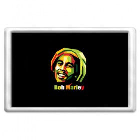 Магнит 45*70 с принтом Bob Marley в Новосибирске, Пластик | Размер: 78*52 мм; Размер печати: 70*45 | Тематика изображения на принте: боб марли | регги