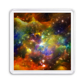 Магнит 55*55 с принтом Звёздный мир в Новосибирске, Пластик | Размер: 65*65 мм; Размер печати: 55*55 мм | вселенная | галактика | звёзды | космическое пространство | космос | созвездие