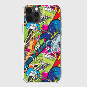 Чехол для iPhone 12 Pro Max с принтом POP ART в Новосибирске, Силикон |  | music | popart | rock | гитара | поп арт