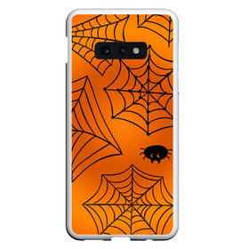 Чехол для Samsung S10E с принтом Halloween в Новосибирске, Силикон | Область печати: задняя сторона чехла, без боковых панелей | cat | dark | halloween | вамп | вампир | ведьма | готика | кот | кошка | магия | ночь | тыква | хэллоуин