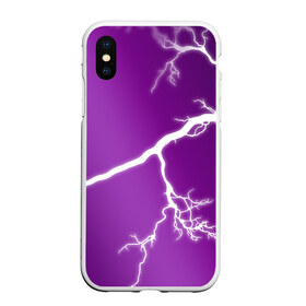 Чехол для iPhone XS Max матовый с принтом csgo - Lightning strike в Новосибирске, Силикон | Область печати: задняя сторона чехла, без боковых панелей | Тематика изображения на принте: cs | csgo | lightning strike | го | кс | удар молнии