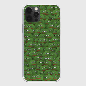 Чехол для iPhone 12 Pro Max с принтом Грустные лягушки в Новосибирске, Силикон |  | frog | mem | sad | мем