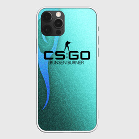 Чехол для iPhone 12 Pro с принтом cs:go - Bunsen burner, style glock-18 (Горелка Бунзена) в Новосибирске, силикон | область печати: задняя сторона чехла, без боковых панелей | bunsen | burner | cs | csgo | бунзена | го | горелка | кс