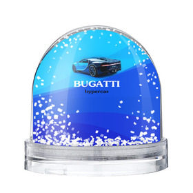 Снежный шар с принтом Bugatti hypercar в Новосибирске, Пластик | Изображение внутри шара печатается на глянцевой фотобумаге с двух сторон | bugatti | chiron | hypercar | бугатти | гиперкар | суперкар | широн