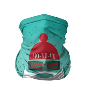 Бандана-труба 3D с принтом Санта хипстер в Новосибирске, 100% полиэстер, ткань с особыми свойствами — Activecool | плотность 150‒180 г/м2; хорошо тянется, но сохраняет форму | борода | дед мороз | новый год | подарок на новый год | санта | санта хипстер | снег | снежинки | хипстер