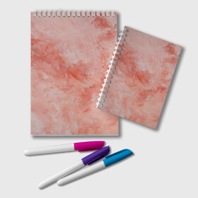 Блокнот с принтом Розовый мрамор - Венец в Новосибирске, 100% бумага | 48 листов, плотность листов — 60 г/м2, плотность картонной обложки — 250 г/м2. Листы скреплены удобной пружинной спиралью. Цвет линий — светло-серый
 | Тематика изображения на принте: каменный | камень | мрамор | мраморный | розовый мрамор