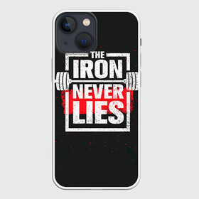 Чехол для iPhone 13 mini с принтом Bodybuilding: Железо не лжёт в Новосибирске,  |  | bodybuilding