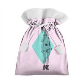 Подарочный 3D мешок с принтом Pink Rabbit в Новосибирске, 100% полиэстер | Размер: 29*39 см | hipster | rabbit | swag | кролик | хипстер