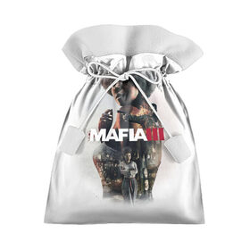 Подарочный 3D мешок с принтом Mafia 3 в Новосибирске, 100% полиэстер | Размер: 29*39 см | Тематика изображения на принте: gta | mafia | гта | мафия