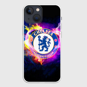 Чехол для iPhone 13 mini с принтом Chelsea в Новосибирске,  |  | chelsea | football. | английская премьер лига | апл | футбол | челси