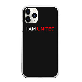 Чехол для iPhone 11 Pro матовый с принтом Manchester United team в Новосибирске, Силикон |  | manchester united