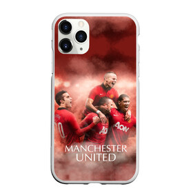 Чехол для iPhone 11 Pro матовый с принтом Manchester United в Новосибирске, Силикон |  | manchester united