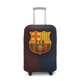 Чехол для чемодана 3D с принтом Barcelona8 в Новосибирске, 86% полиэфир, 14% спандекс | двустороннее нанесение принта, прорези для ручек и колес | barcelona | football | барса | барселона | примера | футбол | чемпионат испании