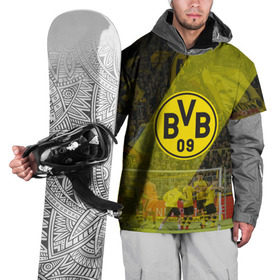 Накидка на куртку 3D с принтом Borussia в Новосибирске, 100% полиэстер |  | 09 | bvb | бвб | борусия | боруссия | дортмунд