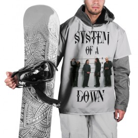 Накидка на куртку 3D с принтом System of a Down в Новосибирске, 100% полиэстер |  | Тематика изображения на принте: 