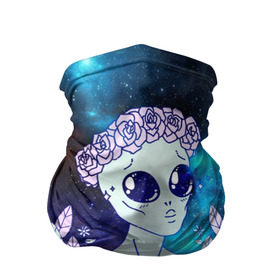Бандана-труба 3D с принтом cute alien в Новосибирске, 100% полиэстер, ткань с особыми свойствами — Activecool | плотность 150‒180 г/м2; хорошо тянется, но сохраняет форму | alien. нло | cosmos | cute | sky | tmblr | tumbler | инопланетянин | космос | мило