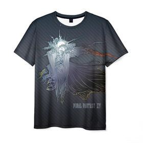 Мужская футболка 3D с принтом Final Fantasy XV в Новосибирске, 100% полиэфир | прямой крой, круглый вырез горловины, длина до линии бедер | final fantasy